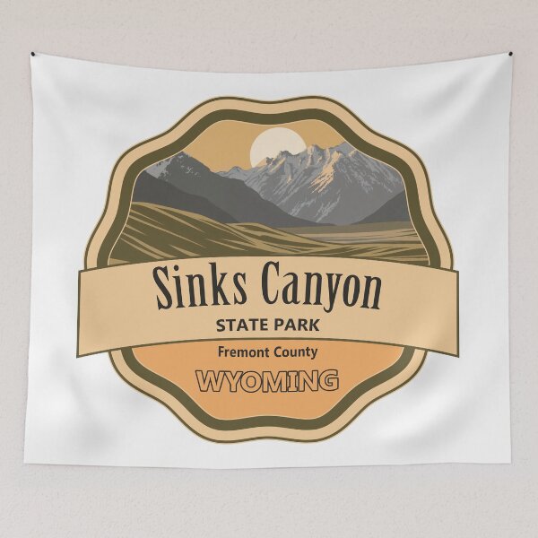Item preview, Sinks Canyon State Park, Fremont County, Wyoming designed and sold by Wanderful-roads.