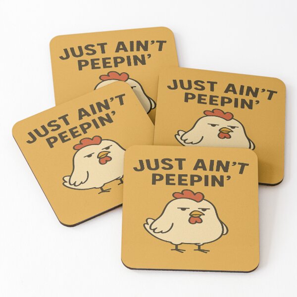 Item preview, Just Ain’t Peepin – Funny No-Hype Attitude designed and sold by highplacidity.