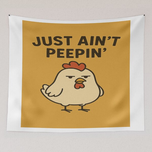 Item preview, Just Ain’t Peepin – Funny No-Hype Attitude designed and sold by highplacidity.