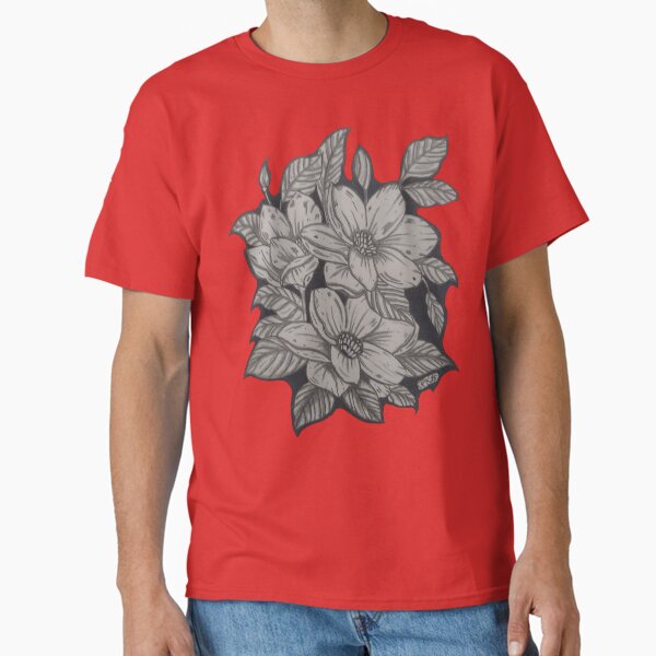 Item preview, magnolia flower drawing pencil drawing my art designed and sold by pksart1.