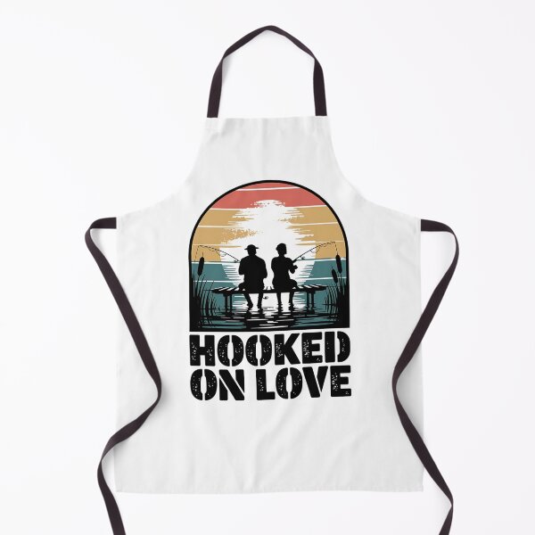 Item preview, Hooked on Love – Romantic Fishing Sunset Silhouette designed and sold by Taans-Creation.