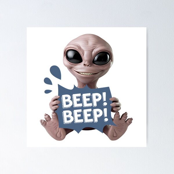 Item preview, A Gray Purple Alien. designed and sold by Joseph Hail.