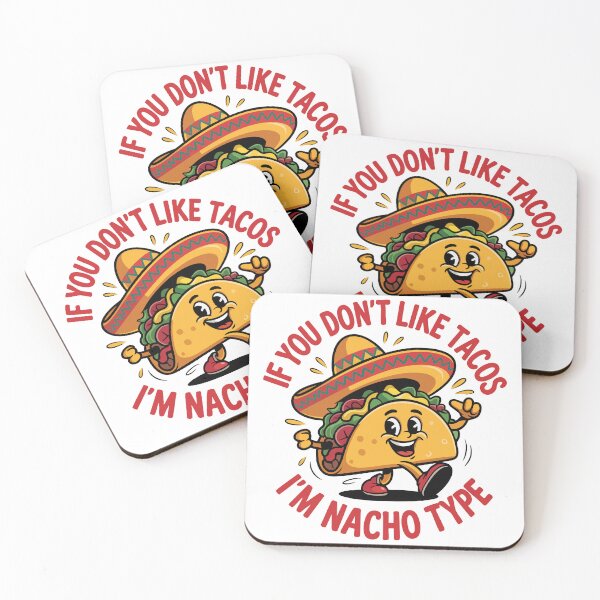 Item preview, Funny Taco Pun – Nacho Type Food Humor Cartoon designed and sold by graphicnew.