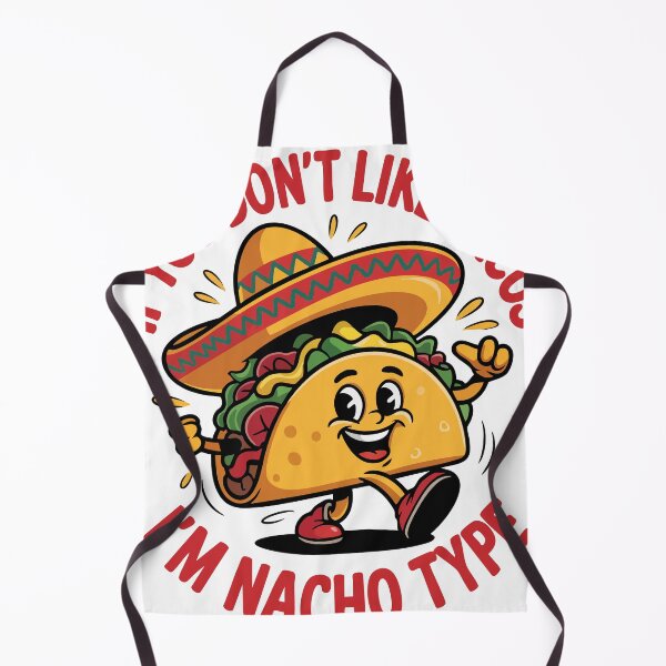 Item preview, Funny Taco Pun – Nacho Type Food Humor Cartoon designed and sold by graphicnew.