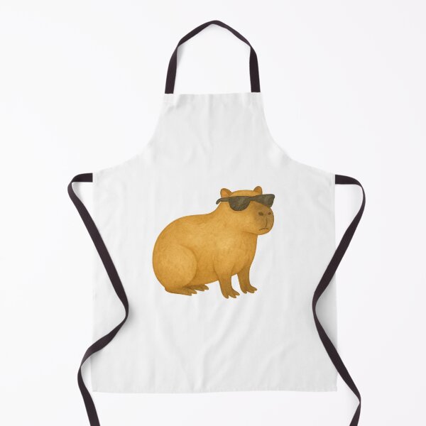 Item preview, Cool Capybara with Sunglasses – Funny Animal Illustration - Capybara Meme Artwork - Cute Watercolor Design designed and sold by Anna T..