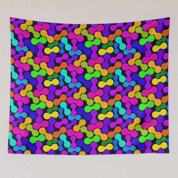 Item preview, Seamless Modern Fluid Shape Print with Dynamic Interlocking Forms and Colorful Geometric Cell Design for Wallpaper, Digital Art, and Playful Products designed and sold by SvitlanaSolo.