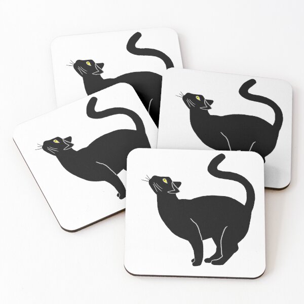 Item preview, Happy Halloween Black Cat Die Cut designed and sold by JoyousArt4u.