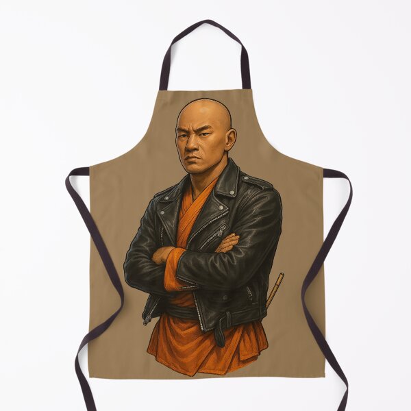 Item preview, The Rebel Monk: Spirituality Meets Leather Jacket designed and sold by AleTot.