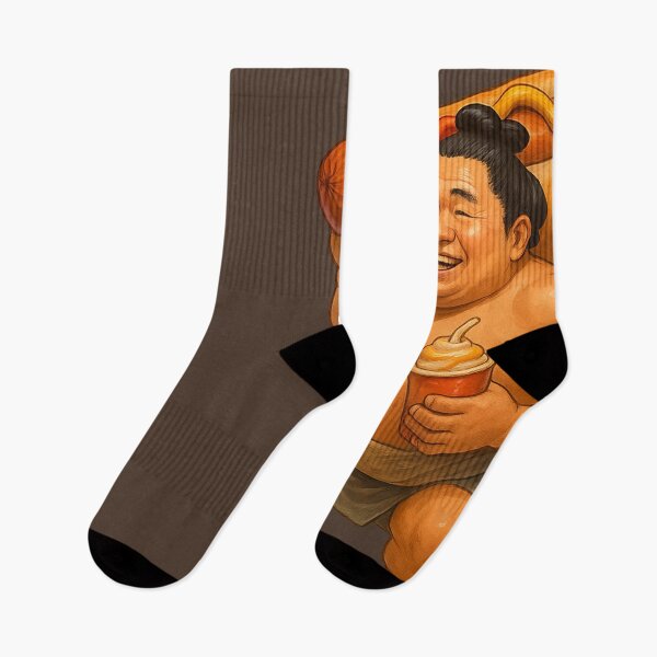 Item preview, Sumo Wrestler & American Street Food designed and sold by AleTot.