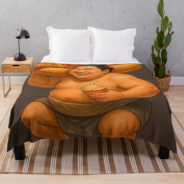 Item preview, Sumo Wrestler & American Street Food designed and sold by AleTot.