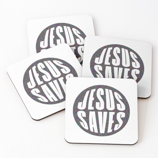 Item preview, Jesus Saves Circle with Noise designed and sold by maxztron.