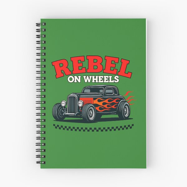 Item preview, Rebel on Wheels Hot Rod Classic Car Design designed and sold by gtrock.
