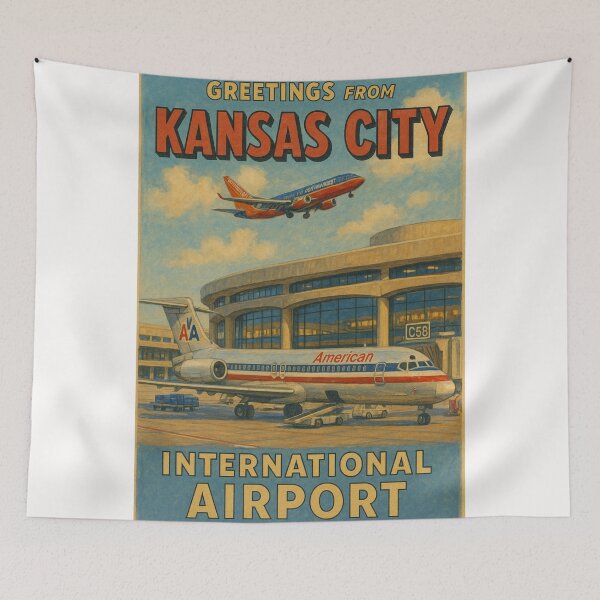 Item preview, Kansas City International Airport – Jetliners at Terminal C designed and sold by Places On Earth.