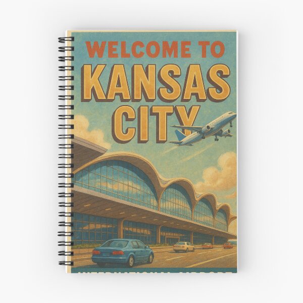 Item preview, Kansas City Airport – Arrival at Mid-Century Modern Terminal designed and sold by Places On Earth.