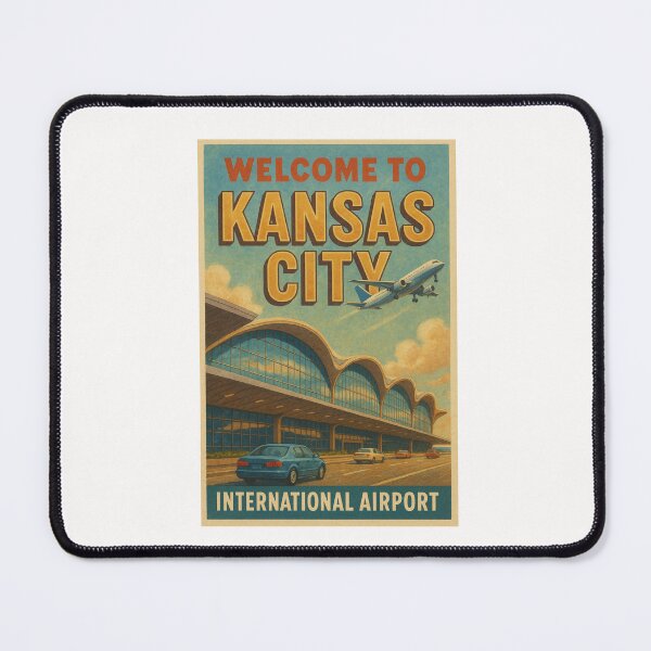 Item preview, Kansas City Airport – Arrival at Mid-Century Modern Terminal designed and sold by Places On Earth.
