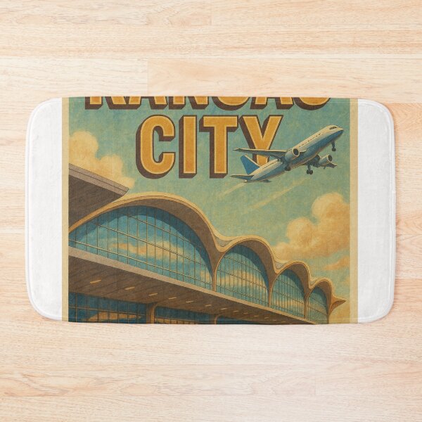 Item preview, Kansas City Airport – Arrival at Mid-Century Modern Terminal designed and sold by Places On Earth.