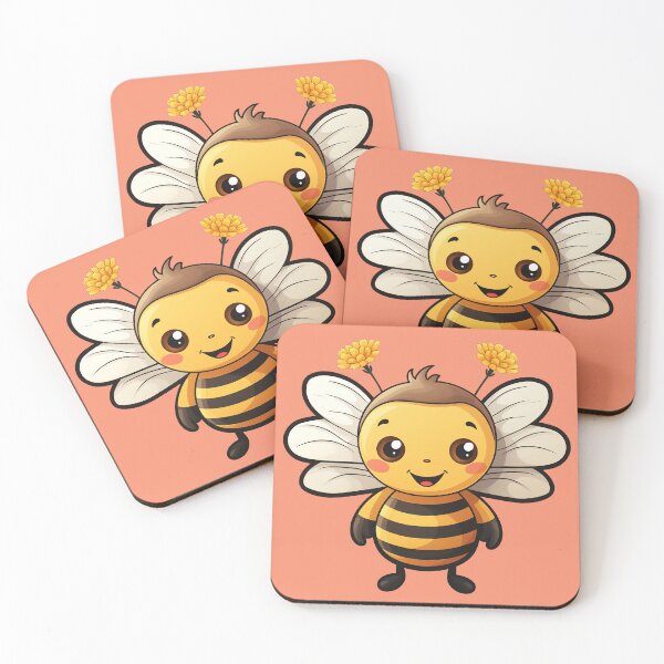 Item preview, Bee Cute – Kawaii Bee for World Bee Day designed and sold by Bearabilia.