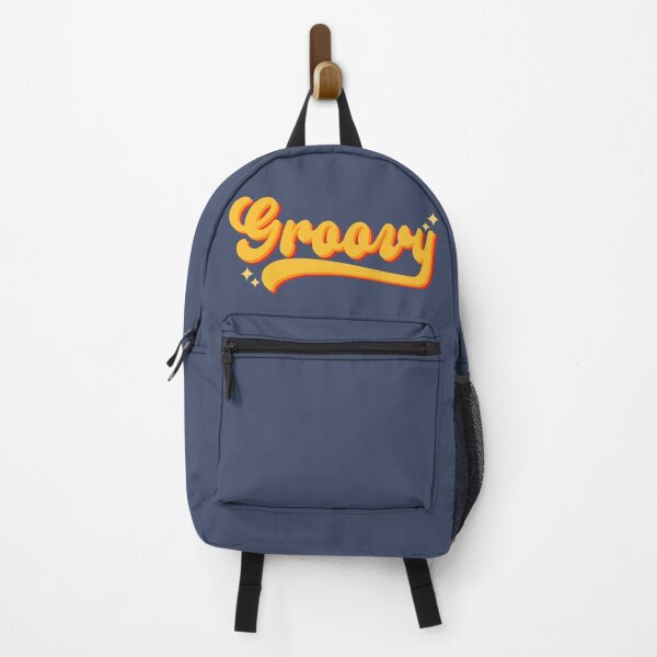 Item preview, Groovy (Navy) designed and sold by The Innocent Ghost Project.