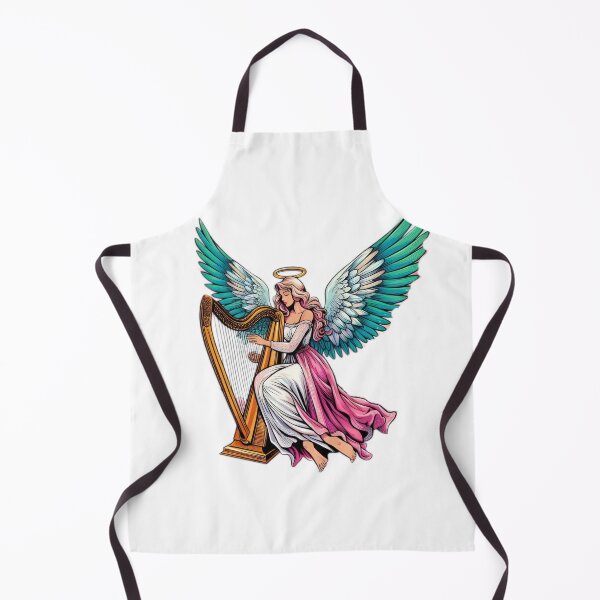 Item preview, Superhero angel woman with harp ,Angel,angel art,divine power,Superhero designed and sold by Expressions-Sel.