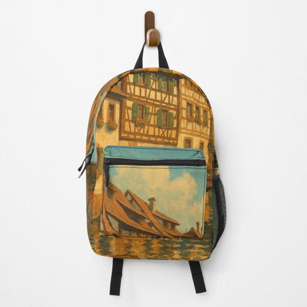Item preview, Strasbourg Canal and Cathedral – Alsace Historic Charm designed and sold by Places On Earth.
