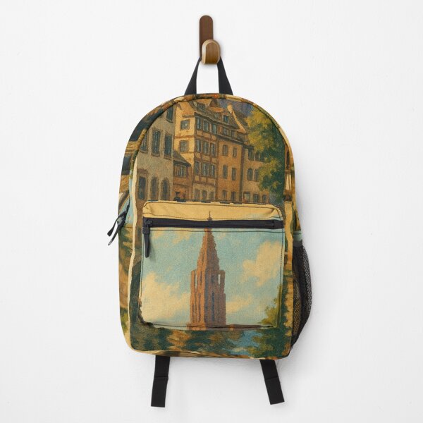 Item preview, Strasbourg Old Town and Canal with Half-Timbered Houses designed and sold by Places On Earth.