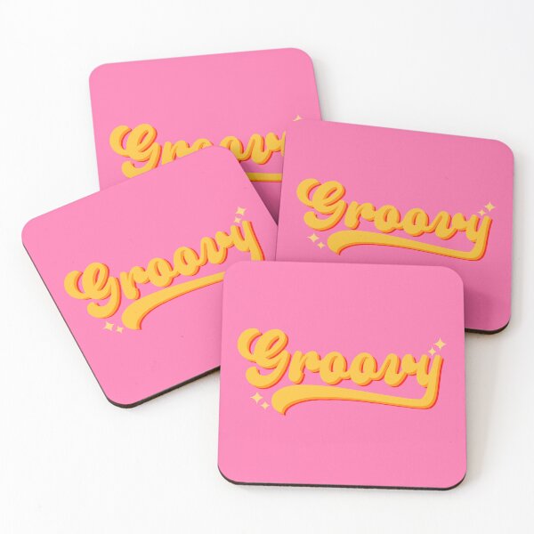 Item preview, Groovy (Pink) designed and sold by The Innocent Ghost Project.