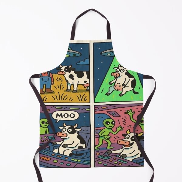Item preview, Moo-Jacking a MUFO! designed and sold by Abducted Treasures.