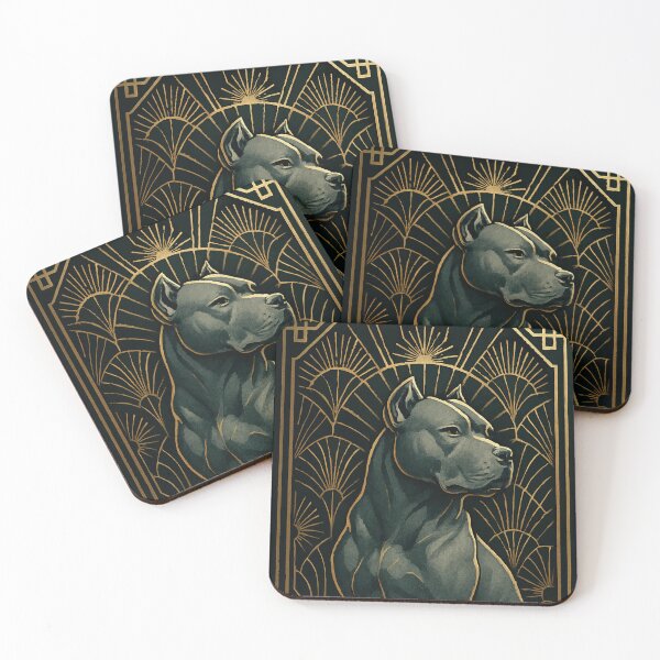 Item preview, Deco Guardian: Pit Bull Majesty designed and sold by AbstractAnom.