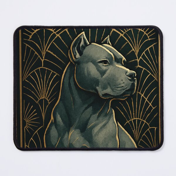 Aperçu de l'œuvre Gardien Déco : Pit Bull Majesty créée et vendue par AbstractAnom.