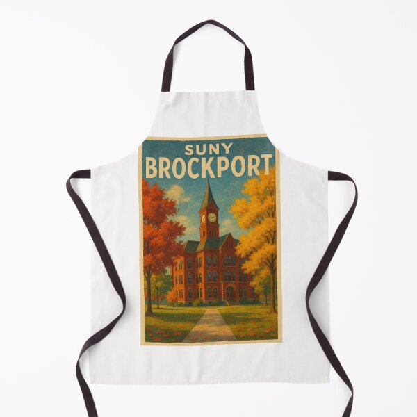 Item preview, SUNY Brockport Clocktower in Autumn Colors designed and sold by Places On Earth.