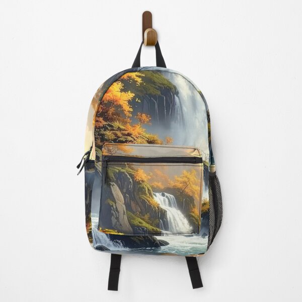Item preview, Golden Veil Waterfall in Autumn Glow designed and sold by In Linear.