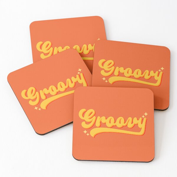 Item preview, Groovy (Orange) designed and sold by The Innocent Ghost Project.