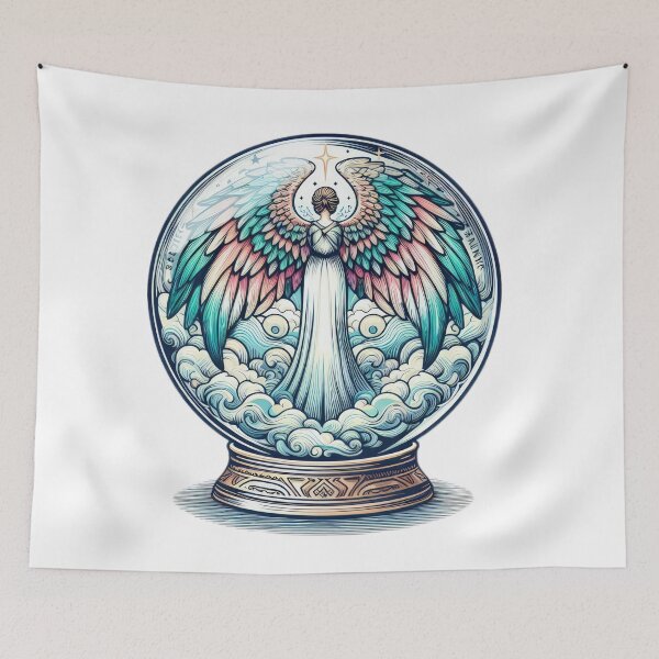 Item preview, Superhero angel sphere with angel wings ,Angel,angel art,divine power,Superhero designed and sold by Expressions-Sel.