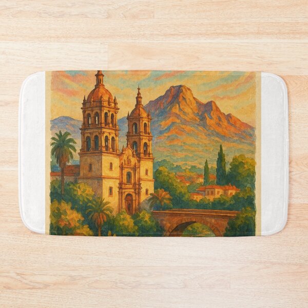 Item preview, Durango Mexico – Cathedral and Mountain View designed and sold by Places On Earth.