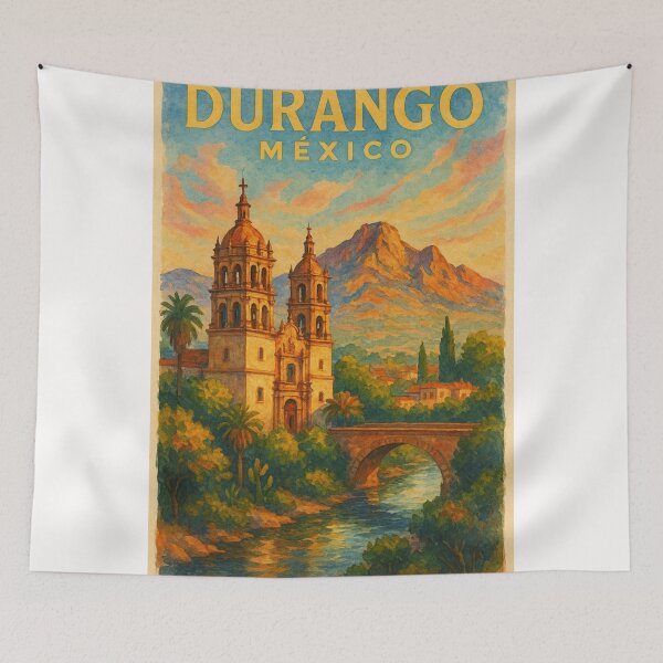 Item preview, Durango Mexico – Cathedral and Mountain View designed and sold by Places On Earth.