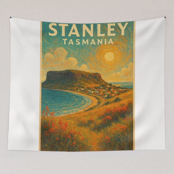 Item preview, Stanley Tasmania and The Nut at Sunset designed and sold by Places On Earth.