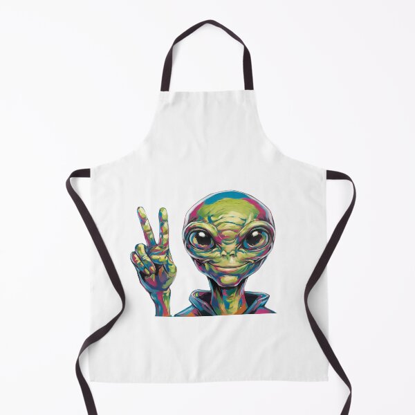 Item preview, Un extraterrestre verde invocando la paz designed and sold by Joseph Hail.