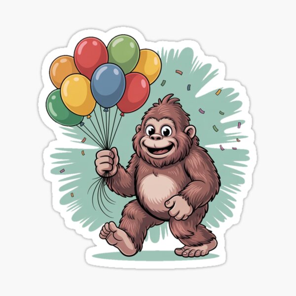 Item preview, Bigfoot party designed and sold by PerlaRo   ⭐⭐⭐⭐⭐.
