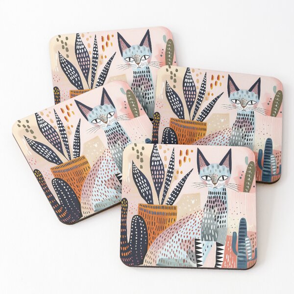 Item preview, Abstract Cat Painting 4 designed and sold by HoskingInd.