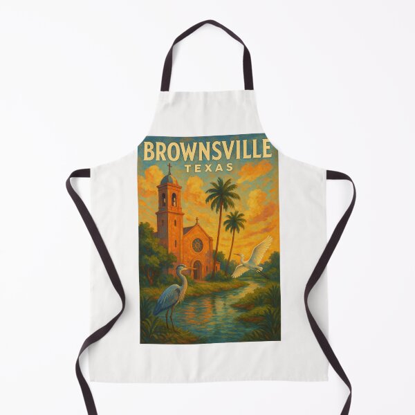 Item preview, Brownsville Texas – Herons at Sunset Chapel designed and sold by Places On Earth.