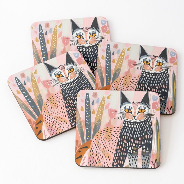 Item preview, Abstract Cat Painting 3 designed and sold by HoskingInd.