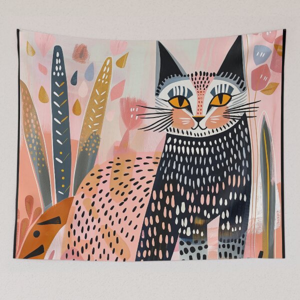 Item preview, Abstract Cat Painting 3 designed and sold by HoskingInd.