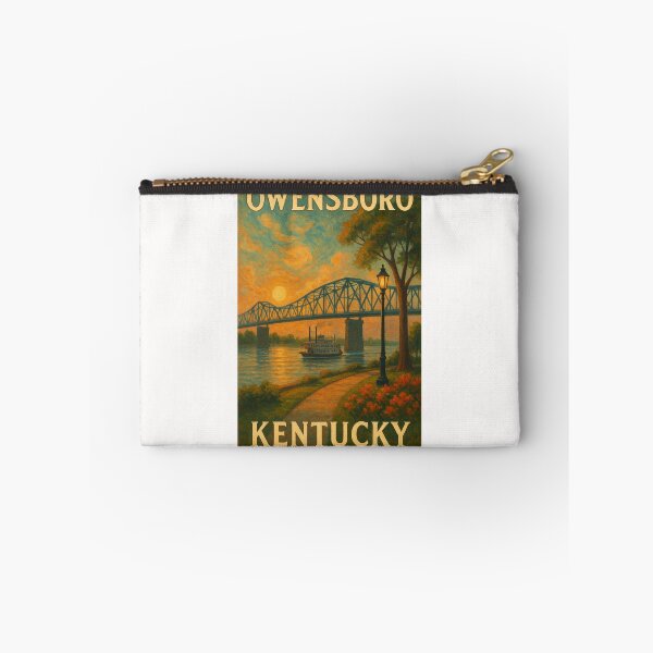 Item preview, Owensboro Kentucky – Steamboat and Sunset Bridge designed and sold by Places On Earth.