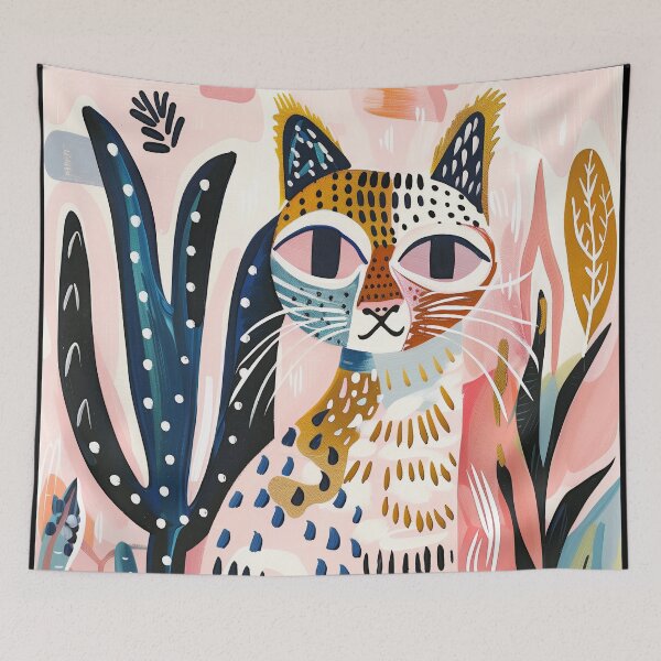 Item preview, Abstract Cat Painting 2 designed and sold by HoskingInd.