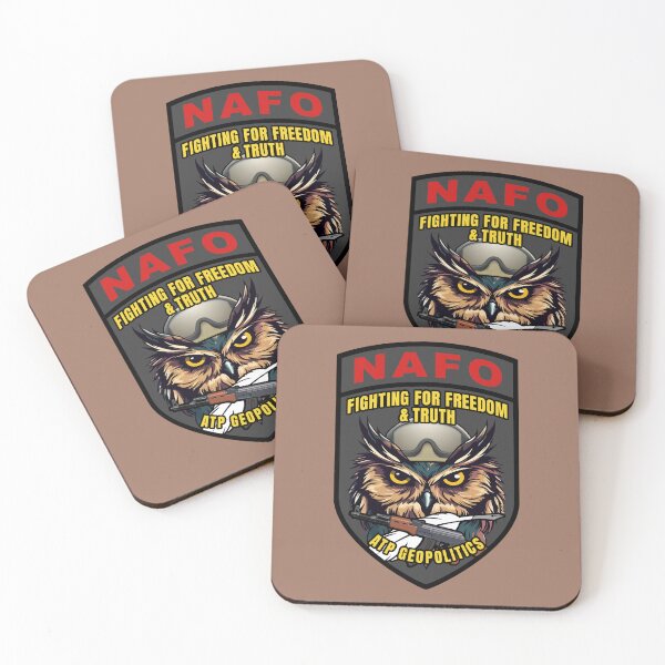 Item preview, ATP Geopolitics NAFO Owl Patches designed and sold by ATP Geopolitics.