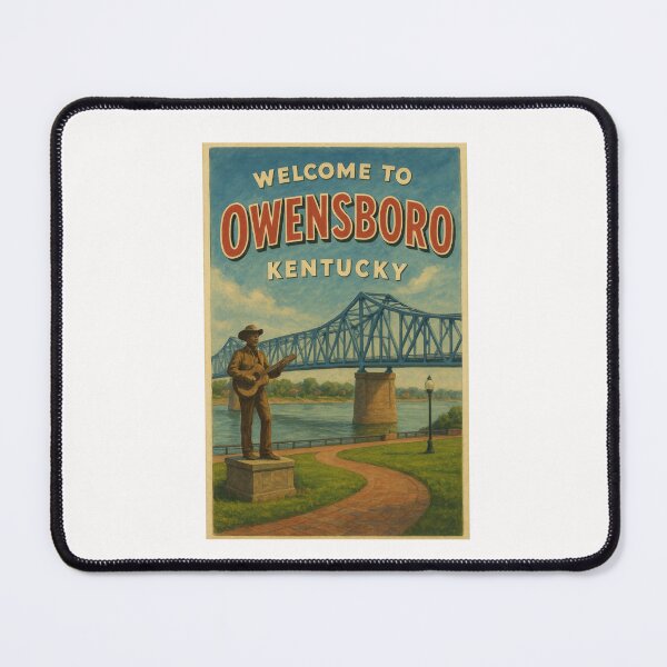 Item preview, Owensboro Kentucky – Bridge and Bluegrass Music Statue designed and sold by Places On Earth.