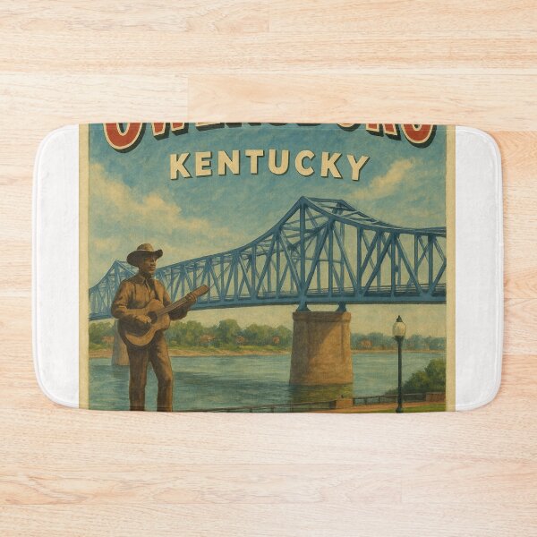 Item preview, Owensboro Kentucky – Bridge and Bluegrass Music Statue designed and sold by Places On Earth.