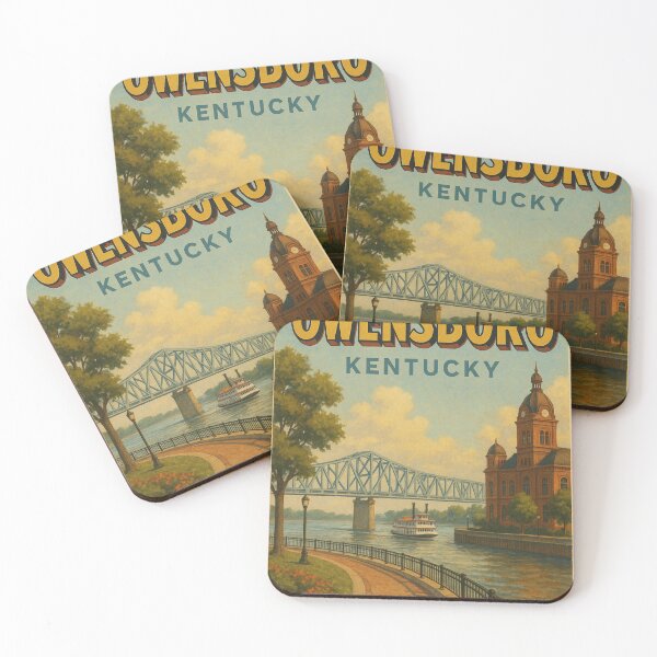 Item preview, Greetings from Owensboro – Historic Riverfront View designed and sold by Places On Earth.