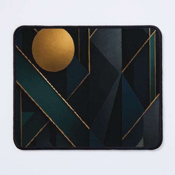 Item preview, Golden Axis: Art Deco Geometry designed and sold by AbstractAnom.