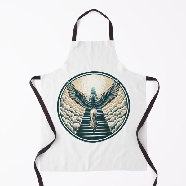 Item preview, Superhero angel walks up the stairs to heaven,Angel,angel art,divine power,Superhero designed and sold by Expressions-Sel.